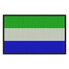 SIERRA LEONE FLAG Embroidered Patch