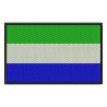 SIERRA LEONE FLAG Embroidered Patch