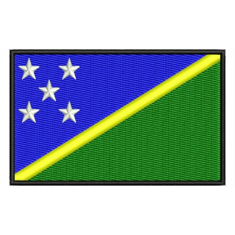 SOLOMON ISLANDS FLAG Embroidered Patch