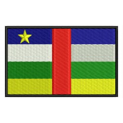 CENTRAL AFRICAN REPUBLIC FLAG Embroidered Patch