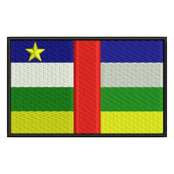 Parche Bordado Bandera REPUBLICA CENTRO AFRICANA