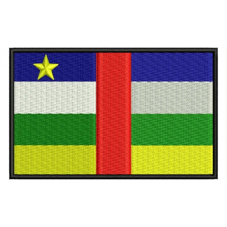 CENTRAL AFRICAN REPUBLIC FLAG Embroidered Patch