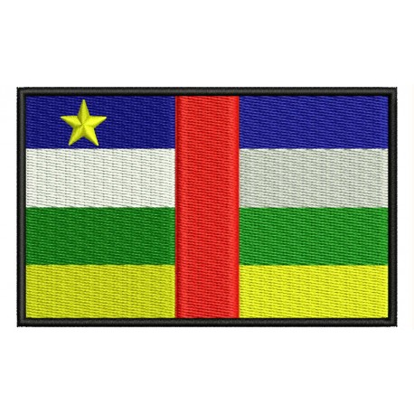 Parche Bordado Bandera REPUBLICA CENTRO AFRICANA