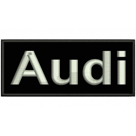 AUDI (Letters) Embroidered Patch
