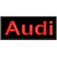 AUDI (Letters) Embroidered Patch