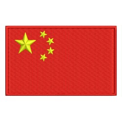Parche Bordado Bandera CHINA