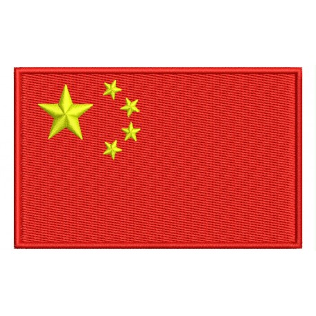 Parche Bordado Bandera CHINA