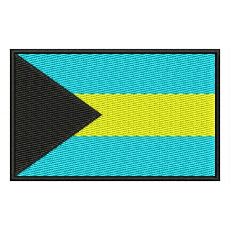 Parche Bordado Bandera BAHAMAS