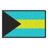 BAHAMAS FLAG Embroidered Patch