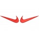 Parches Bordados NIKE Espejo (Bordado ROJO)