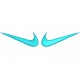 NIKE (Logos Mirror Effect) Embroidered Patches