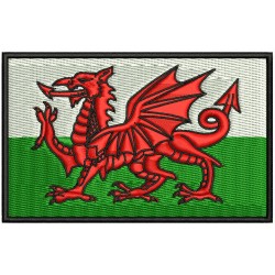 WALES FLAG Embroidered Patch