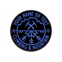 CLIMBING & MOUNTAIN Custom Embroidered Patch