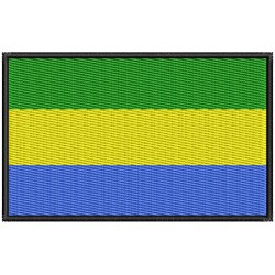 Parche Bordado Bandera GABON