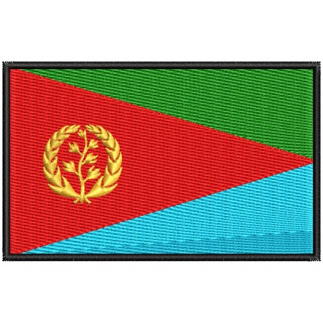 ERITREA FLAG Embroidered Patch