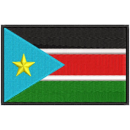 SOUTH SUDAN FLAG Embroidered Patch