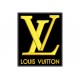Parche Bordado LOUIS VUITTON (Bordado ORO / Fondo NEGRO)
