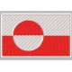 Parche Bordado Bandera GROENLANDIA