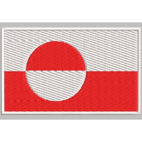 Parche Bordado Bandera GROENLANDIA