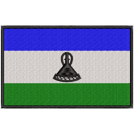 Parche Bordado Bandera LESOTO