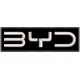 Parche Bordado BYD (Bordado PLATA / Fondo NEGRO)