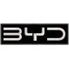 Parche Bordado BYD (Bordado PLATA / Fondo NEGRO)