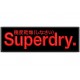 Parche Bordado SUPERDRY (Bordado ROJO / Fondo NEGRO)