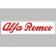 Parche Bordado ALFA ROMEO (Bordado ROJO / Fondo BLANCO)