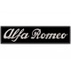 ALFA ROMEO (Letters) Embroidered Patch