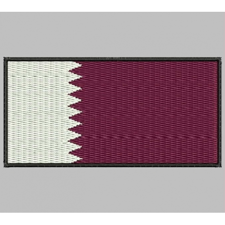 QATAR FLAG Embroidered Patch