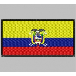 Parche Bordado Bandera ECUADOR