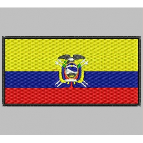 ECUADOR FLAG Embroidered Patch