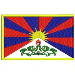 TIBET FLAG Embroidered Patch