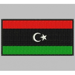 LIBYA FLAG Embroidered Patch