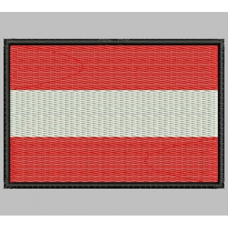 Parche Bordado Bandera AUSTRIA