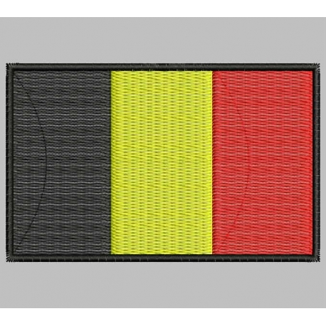 BELGIUM FLAG Embroidered Patch