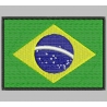 BRAZIL FLAG Embroidered Patch