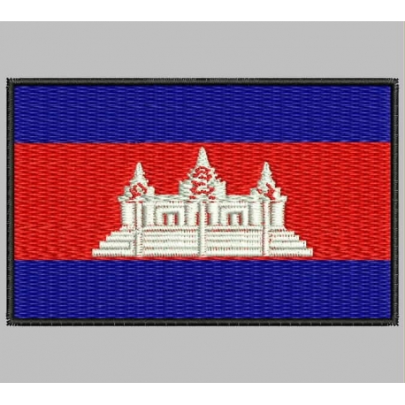 CAMBODIA FLAG Embroidered Patch