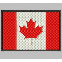 Parche Bordado Bandera CANADA