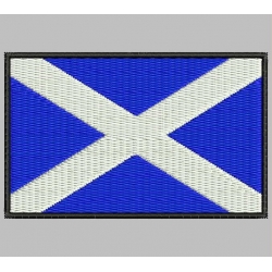 SCOTLAND FLAG Embroidered Patch