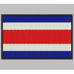 Parche Bordado Bandera COSTA RICA