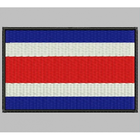 COSTA RICA FLAG Embroidered Patch