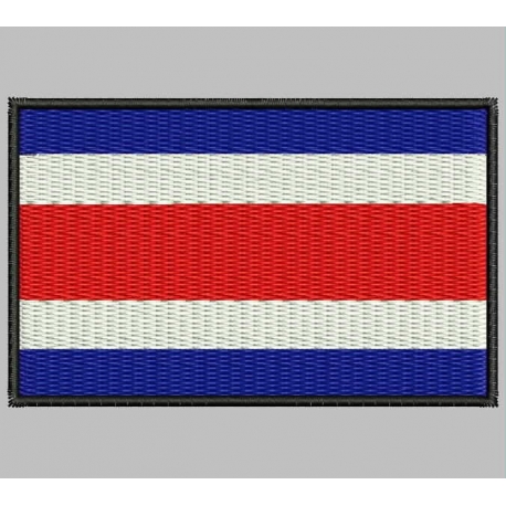 COSTA RICA FLAG Embroidered Patch
