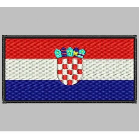 CROATIA FLAG Embroidered Patch
