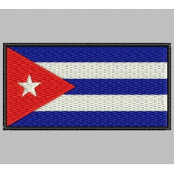 CUBA FLAG Embroidered Patch