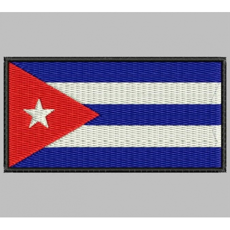 CUBA FLAG Embroidered Patch