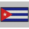 Parche Bordado Bandera CUBA