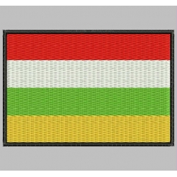LA RIOJA FLAG Embroidered Patch