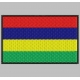 MAURITIUS FLAG Embroidered Patch