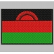 MALAWI FLAG Embroidered Patch